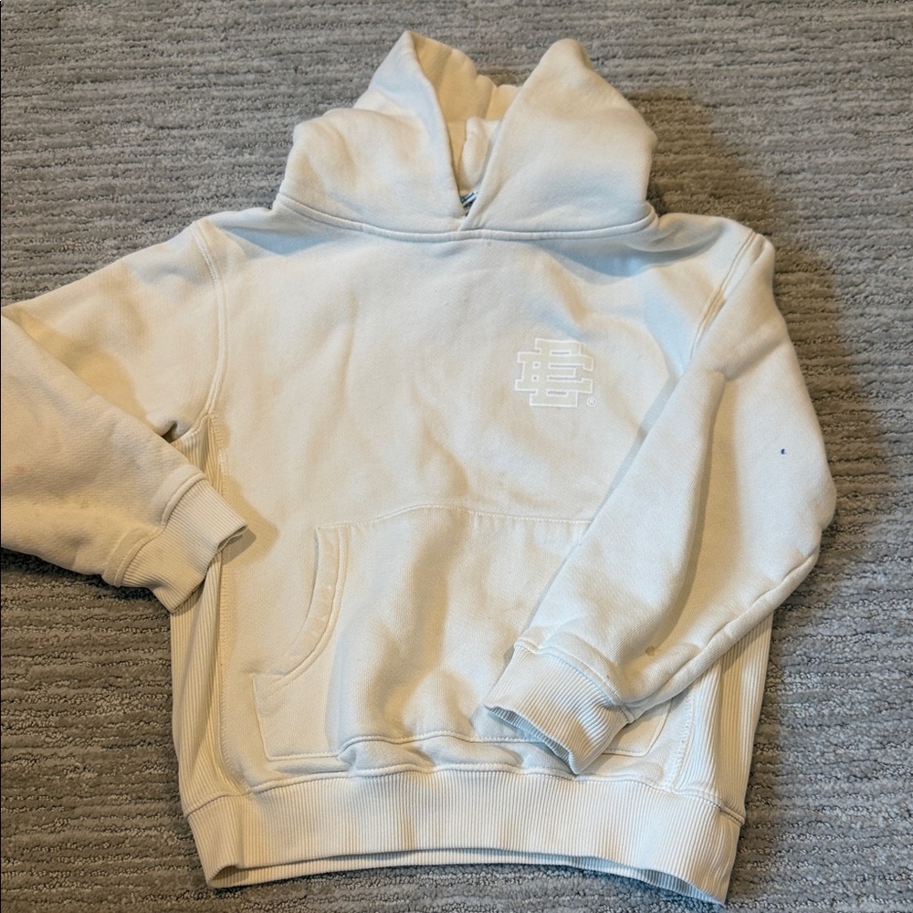 Eric Emanuel Ivory Kids Pullover Hoodie
